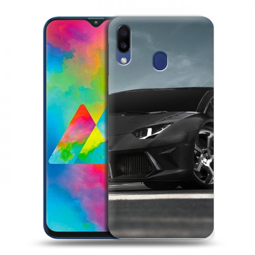 Дизайнерский пластиковый чехол для Samsung Galaxy M20 Lamborghini