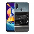 Дизайнерский пластиковый чехол для Samsung Galaxy M11 Lamborghini