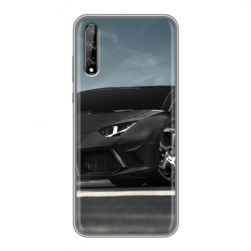 Дизайнерский силиконовый чехол для Huawei Y8p Lamborghini