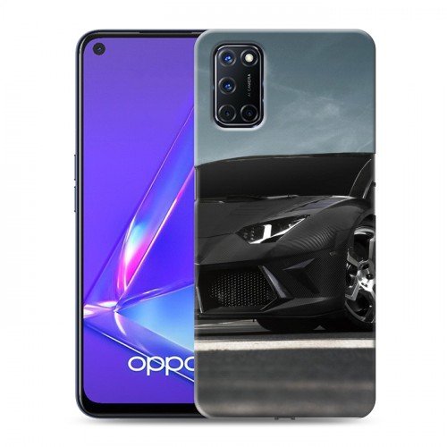 Дизайнерский пластиковый чехол для OPPO A52 Lamborghini