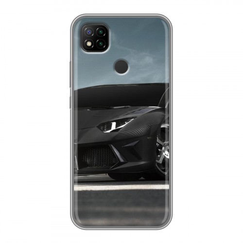 Дизайнерский силиконовый чехол для Xiaomi RedMi 9C Lamborghini