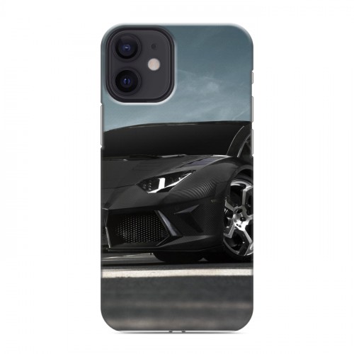 Дизайнерский силиконовый с усиленными углами чехол для Iphone 12 Mini Lamborghini