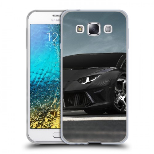 Дизайнерский пластиковый чехол для Samsung Galaxy E5 Lamborghini