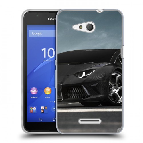 Дизайнерский пластиковый чехол для Sony Xperia E4g Lamborghini