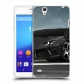 Дизайнерский пластиковый чехол для Sony Xperia C4 Lamborghini