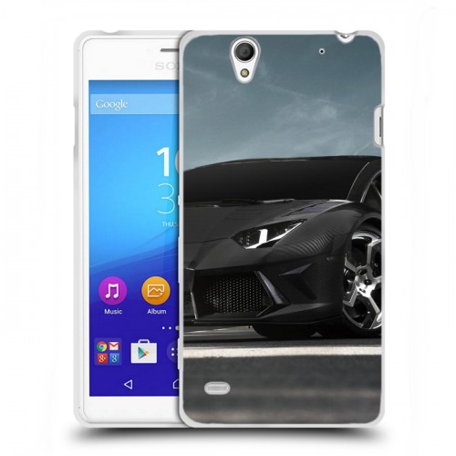 Дизайнерский пластиковый чехол для Sony Xperia C4 Lamborghini