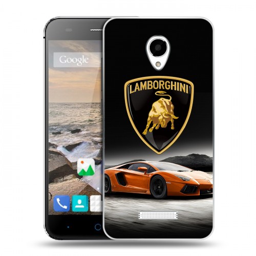 Дизайнерский силиконовый чехол для Micromax Canvas Spark Lamborghini