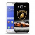 Дизайнерский силиконовый чехол для Samsung Galaxy J7 Lamborghini