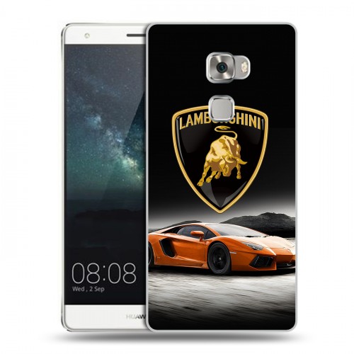 Дизайнерский пластиковый чехол для Huawei Mate S Lamborghini