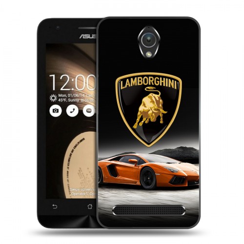 Дизайнерский пластиковый чехол для ASUS Zenfone Go Lamborghini