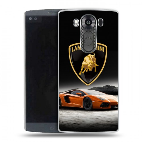 Дизайнерский пластиковый чехол для LG V10 Lamborghini