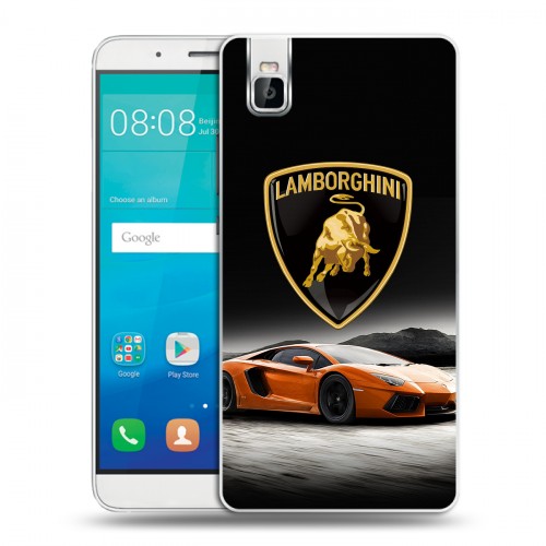 Дизайнерский пластиковый чехол для Huawei ShotX Lamborghini