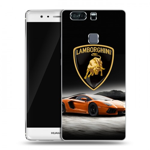 Дизайнерский пластиковый чехол для Huawei P9 Plus Lamborghini