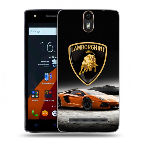 Дизайнерский силиконовый чехол для Wileyfox Storm Lamborghini