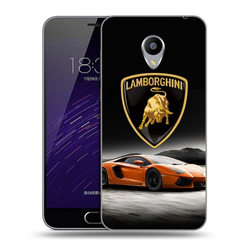 Дизайнерский силиконовый чехол для Meizu M3s Mini Lamborghini