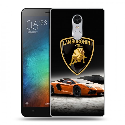 Дизайнерский силиконовый чехол для Xiaomi RedMi Pro Lamborghini