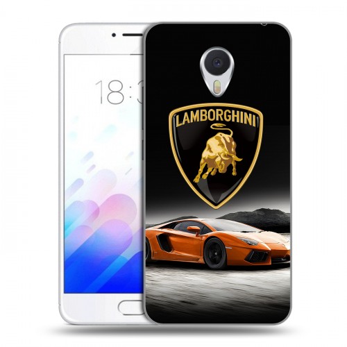 Дизайнерский пластиковый чехол для Meizu M3E Lamborghini