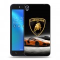 Дизайнерский пластиковый чехол для Asus ZenFone Live Lamborghini