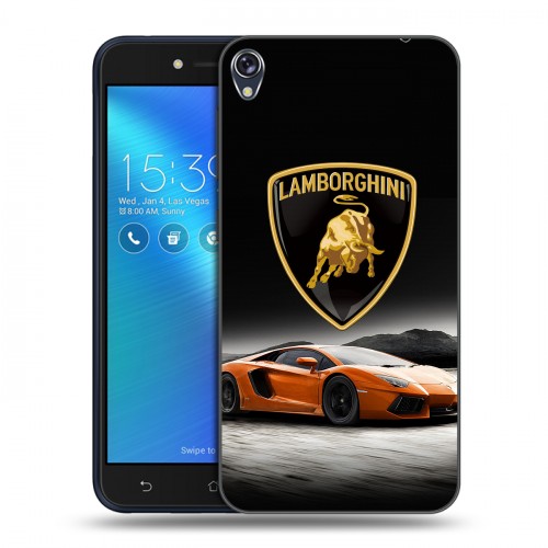 Дизайнерский пластиковый чехол для Asus ZenFone Live Lamborghini