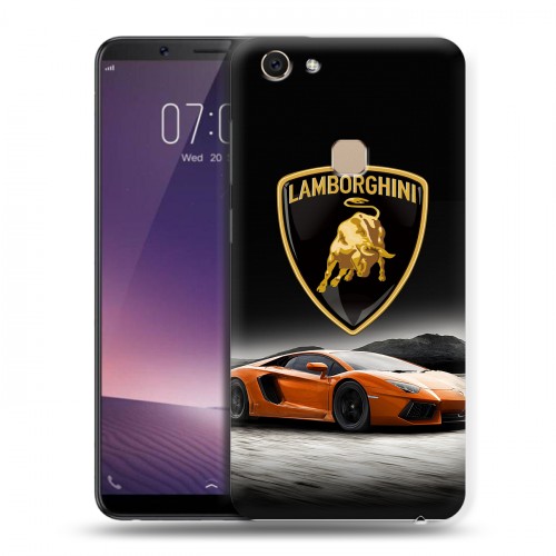 Дизайнерский пластиковый чехол для Vivo V7 Lamborghini