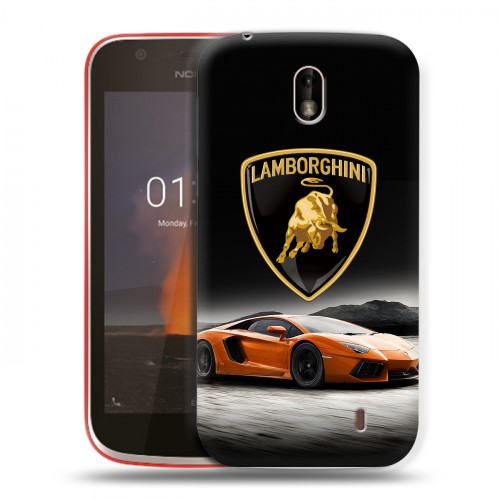 Дизайнерский пластиковый чехол для Nokia 1 Lamborghini