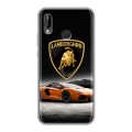 Дизайнерский силиконовый чехол для Huawei P20 Lite Lamborghini