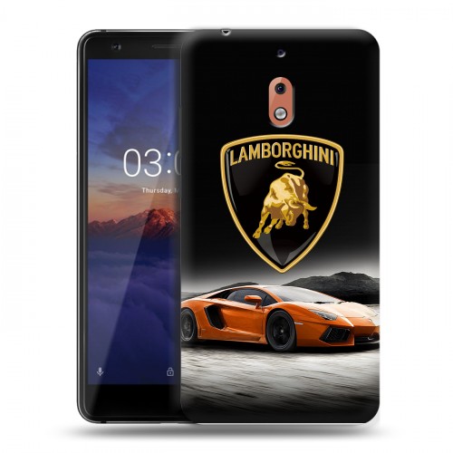 Дизайнерский силиконовый чехол для Nokia 2.1 Lamborghini