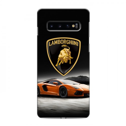 Дизайнерский силиконовый чехол для Samsung Galaxy S10 Lamborghini