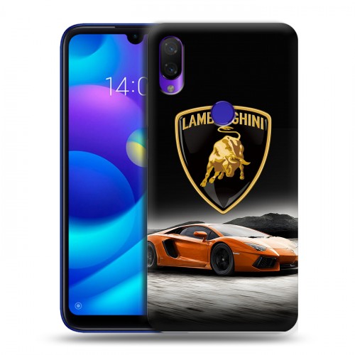 Дизайнерский пластиковый чехол для Xiaomi Mi Play Lamborghini