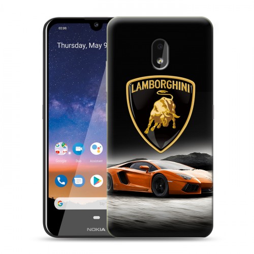 Дизайнерский силиконовый чехол для Nokia 2.2 Lamborghini