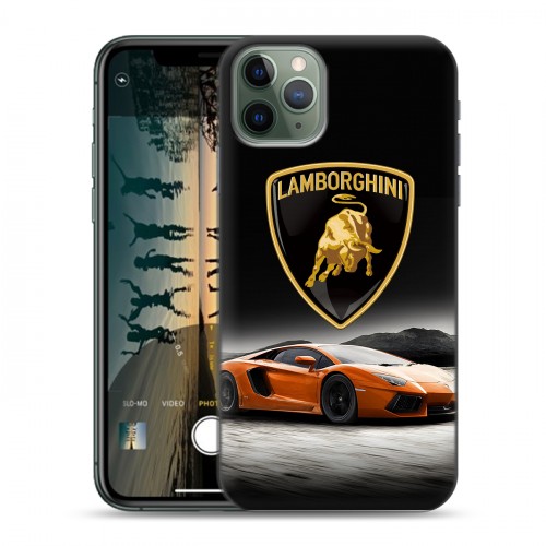 Дизайнерский пластиковый чехол для Iphone 11 Pro Lamborghini