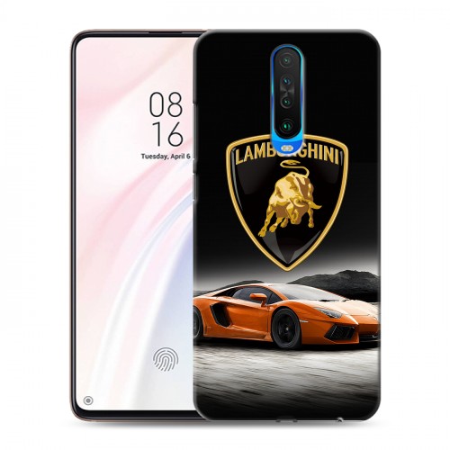 Дизайнерский пластиковый чехол для Xiaomi RedMi K30 Lamborghini