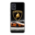 Дизайнерский силиконовый чехол для Samsung Galaxy A51 Lamborghini