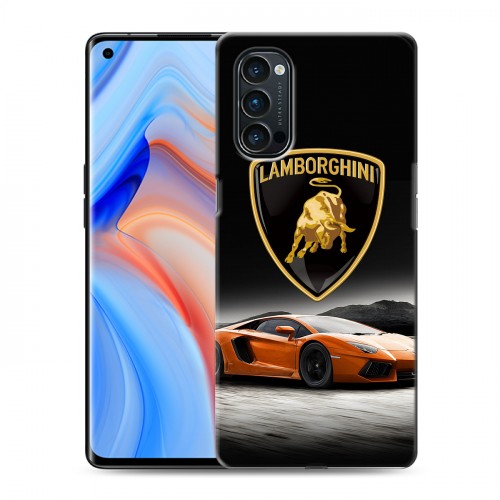 Дизайнерский пластиковый чехол для OPPO Reno4 Pro Lamborghini