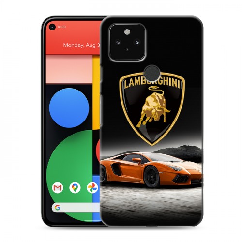 Дизайнерский пластиковый чехол для Google Pixel 5 Lamborghini