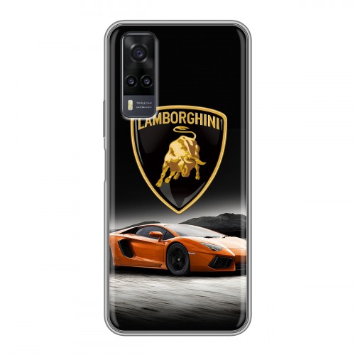 Дизайнерский силиконовый чехол для Vivo Y31 Lamborghini