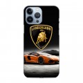 Дизайнерский силиконовый чехол для Iphone 13 Pro Max Lamborghini
