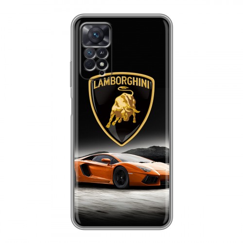 Дизайнерский силиконовый чехол для Xiaomi Redmi Note 11 Pro Lamborghini