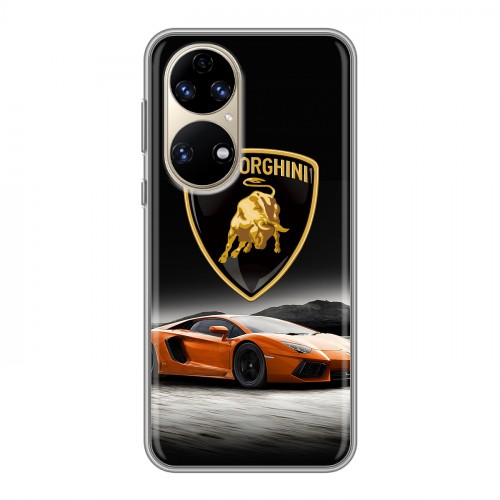 Дизайнерский силиконовый чехол для Huawei P50 Pro Lamborghini