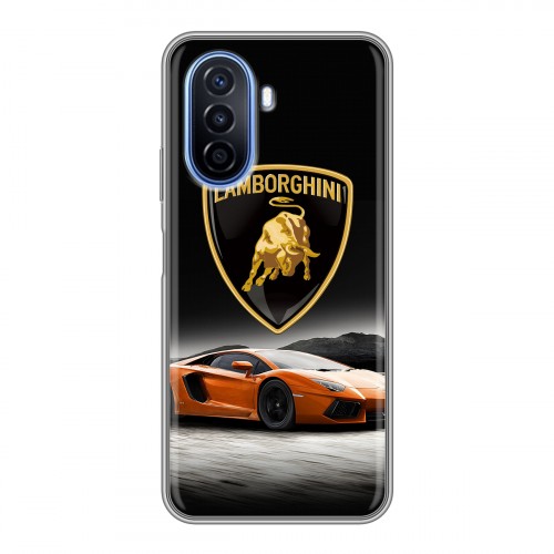 Дизайнерский силиконовый чехол для Huawei Nova Y70 Lamborghini