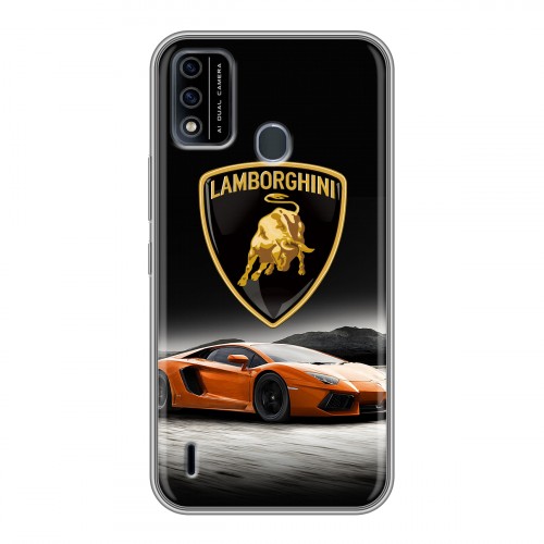 Дизайнерский силиконовый чехол для Itel A48 Lamborghini