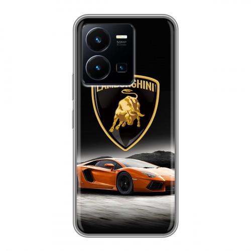 Дизайнерский силиконовый чехол для Vivo Y35 Lamborghini