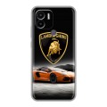 Дизайнерский силиконовый чехол для Xiaomi Redmi A1 Plus Lamborghini