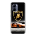 Дизайнерский силиконовый чехол для Realme C33 Lamborghini