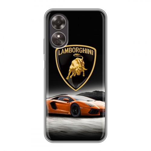 Дизайнерский силиконовый чехол для OPPO A17 Lamborghini