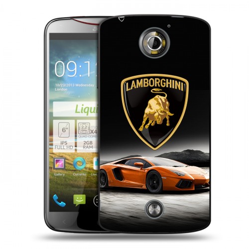 Дизайнерский пластиковый чехол для Acer Liquid S2 Lamborghini