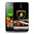 Дизайнерский пластиковый чехол для Lenovo S660 Lamborghini