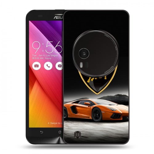 Дизайнерский силиконовый чехол для Asus Zenfone Zoom Lamborghini