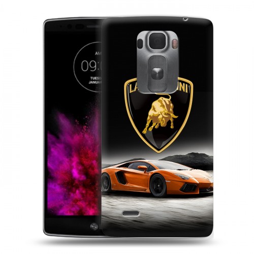 Дизайнерский пластиковый чехол для LG G Flex 2 Lamborghini