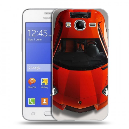 Дизайнерский силиконовый чехол для Samsung Galaxy J7 Lamborghini